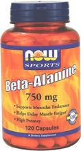 NOW Foods Beta-Alanine 750mg, 120