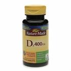 Nature Made vitamine D3 400 UI,