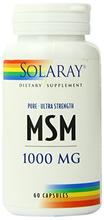 Capsules de Solaray MSM pur, 1000