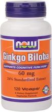 NOW Foods Ginkgo Biloba 60mg, 120