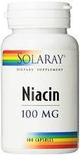 Solaray niacine vitamine capsules,