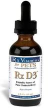 RX vitamines D3 Pet Food, 2 fl. oz