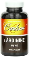 Carlson Labs L-Arginine, 675mg, 90