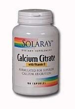 Solaray - citrate de calcium W /