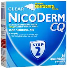 NicoDerm CQ Step 2 Patch Clear, 14