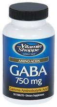 Vitamin Shoppe - Gaba, 750 mg, 90