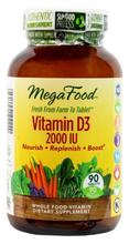 MegaFood vitamine D-3 2000 UI