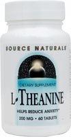 Source Naturals - L-théanine, 200