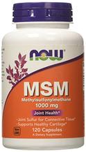 NOW Foods MSM 1000mg, 120 Vcaps
