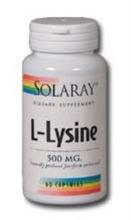 Solaray - Free-Form L-Lysine 500mg