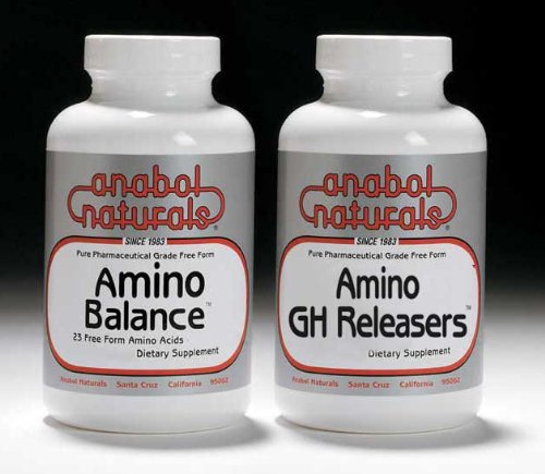 Anabol Naturals Physique de la pile: Solde Amino Amino 480 caps et Releasers GH 240 caps (2 mois d'approvisionnement)