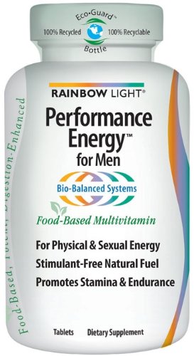 Arc-en-Lumière performance énergétique Multivitamines pour hommes, comprimés supplément de multivitamines, 180 comprimés