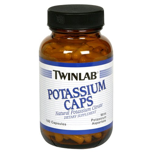 Capsules de potassium Twinlab, 180 Count (Pack de 3)