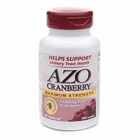 Cranberry AZO, Maximum Strength, gélules 100 EA