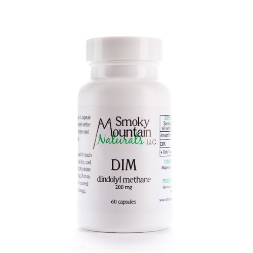 DIM (Di-indole méthane) / Favorise le métabolisme des oestrogènes bénéficiaire dans Hommes & Femmes - 60 Capsules 200mg, chacun (2 mois d'approvisionnement)
