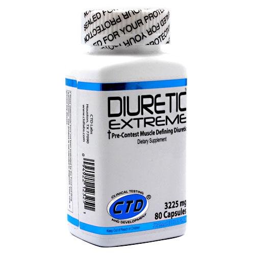 Diurétique CTD Labs Extreme, 3225 mg, 80 capsules