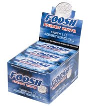 Foosh Package Blister Energy Mints ~ 18 Pack ~