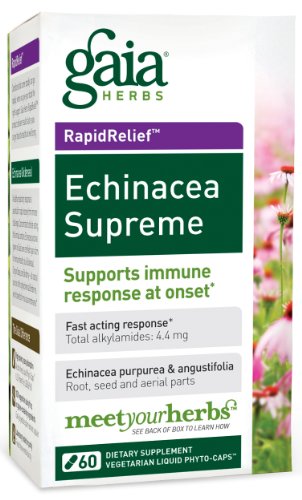 Gaia Herbs Echinacea Supreme, 60-capsule de bouteille
