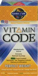 Garden of Life code de la formule de vitamine Poids Parfait, 120 Capsules