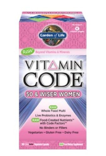 Garden of Life vitamine code 50 et le supplément de multivitamines Wiser femmes, 240 comte