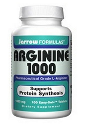 Jarrow Formulas L-Arginine 1000mg, 100 comprimés