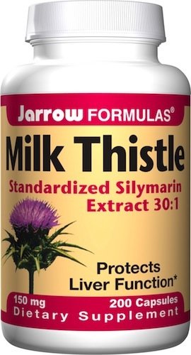 Jarrow Formulas Milk Thistle standardisé de silymarine 150 mg, 200 capsules