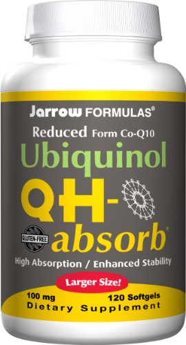 Jarrow Formulas Ubiquinol QH-Absorb, 100 mg, 120 gélules