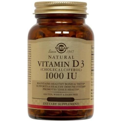 La vitamine D3 (cholécalciférol) 1000 UI 250 gélules