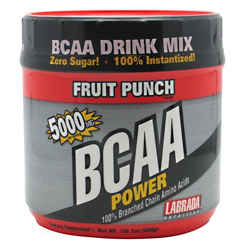Labrada Nutrition BCAA Power, punch aux fruits, 500 grammes