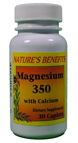 Magnésium 350 mg de calcium Dietary Supplement 30 Capsules