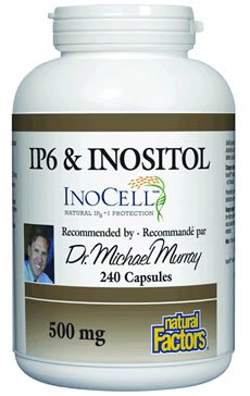 Natural Factors InoCell IP6 naturel à l'inositol Capsules 500mg, 240-comte