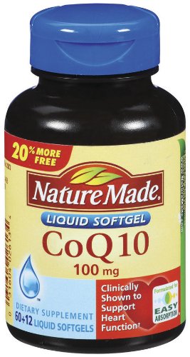 Nature Made CoQ10 100 mg, gélules 72