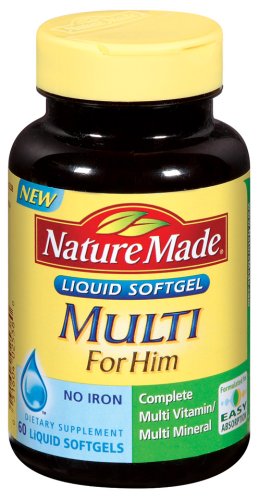 Nature Made For Him, 60 gélules liquides (pack de 3)
