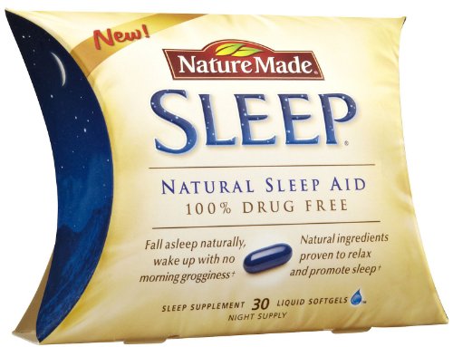 Nature Made liquide Softgel Sleep Aid sommeil naturel, 30-Count