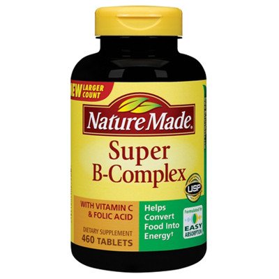 Nature Made Super B-Complex avec la vitamine C et acide folique - 460 comte