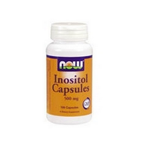 NOW Foods Inositol, 100 capsules / 500 mg (Pack de 3)