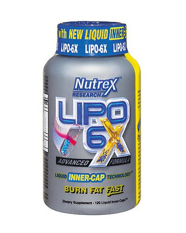 Nutrex Research Lipo6X - 120 Capsules liquides