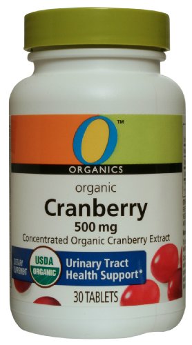 O Organics Cranberry 500 mg, 30-Count Bottle