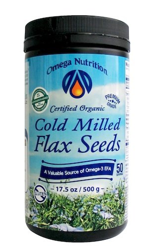 Omega Nutrition graines de lin broyées à froid, 17.5 onces