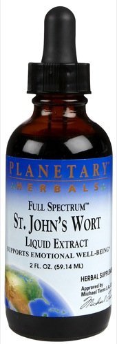Planetary Herbals, spectre complet? ? St. John Wort Extract s Liquid - 2 fl oz