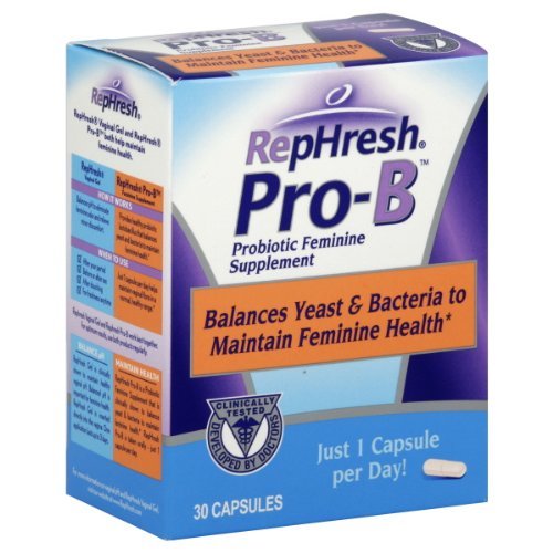 RepHresh Pro-B supplément probiotique féminin, 30-Count Capsules