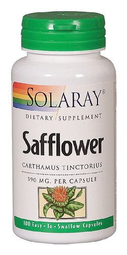 Safflowers (Carthamus tinctorius), 390 mg, 100 capsules