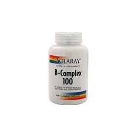 Solaray - B-Complex, 100 mg, 100 capsules