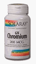 Solaray - chrome GTF, 200 mcg, 200 capsules