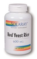 Solaray - levure de riz rouge, 600 mg, 120 capsules