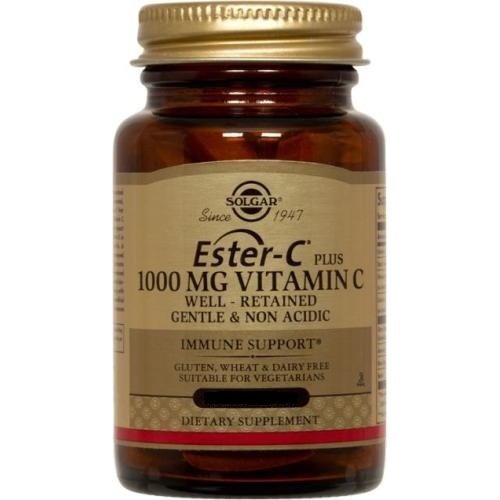 Solgar, Ester-C Plus 1000 mg de vitamine C, 180 comprimés (complexe d'ascorbate Ester-C)