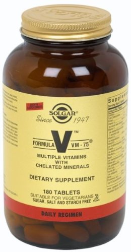 Solgar - Formule VM-75, Multi Vitamines -180 comprimés