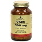 Solgar - Gaba, 500 mg, 100 capsules vegetales -Anti Stress-Anxiete