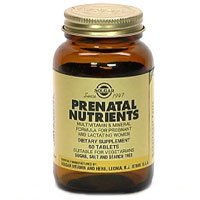 Solgar - Les éléments nutritifs pendant la grossesse, 240 comprimés