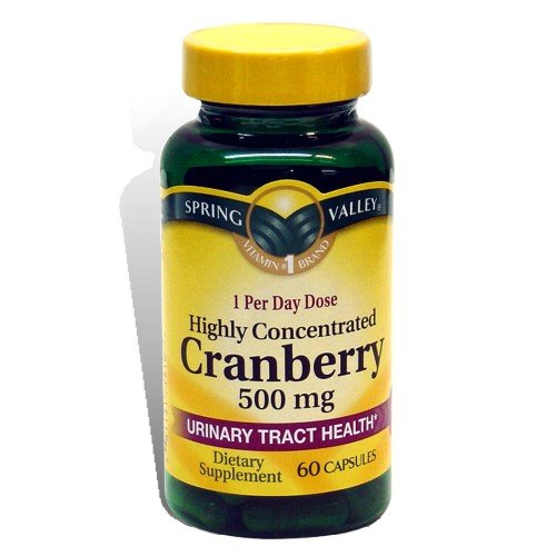 Spring Valley Super canneberges 500mg 60 Capsules